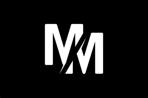 Monogram Mm Logo Design Graphic By Greenlines Studios · Creative Fabrica
