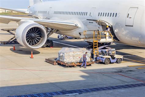 79667532 Loading Platform Of Air Freight To The Aircraft Pyramid