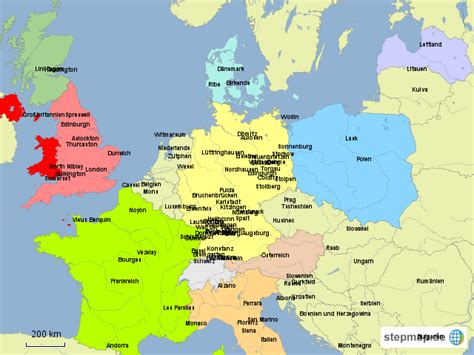 Wittenberg liegt an der elbe und ist die stadt in welcher. StepMap - Reformation 02 - Landkarte für Deutschland