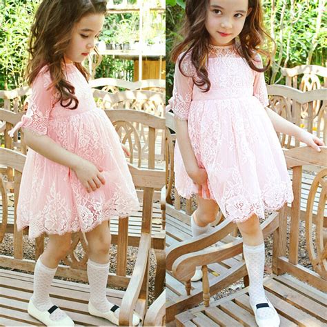 Afairytale Girls Dress Kids Princess Dresses Korean Style Girl Lace