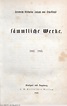 Deutsches Textarchiv – Schelling, Friedrich Wilhelm Joseph von ...