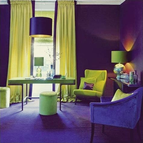 40 Awesome Living Room Green And Purple Interior Color Ideas