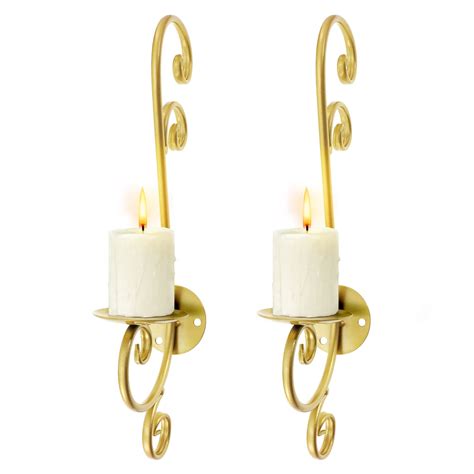 Buy Dyna Living Wall Candle Holder Wall Sconces Set Of Two Candle