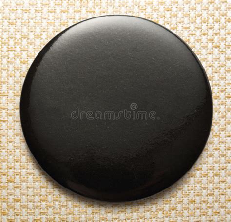 Blank Black Round Badge Stock Photo Image Of Shape Badge 53188224