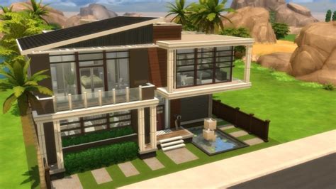 Modern Basegame Mansion By Nelcared At Mod The Sims Sims 4 Updates