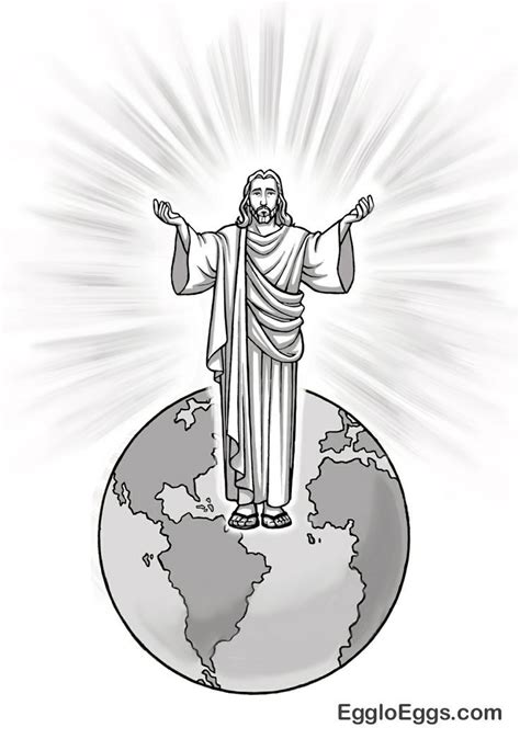 Planet earth coloring pages are a fun way for kids of all ages to develop creativity, focus, motor skills and color recognition. Coloring Page For Jesus Light Of The World - Coloring Home