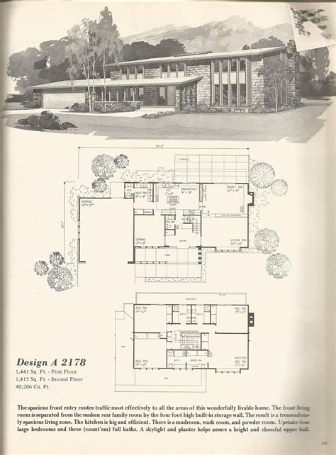 2 vintage house plans 2201 antique alter ego can be useful for you. Vintage House Plans 2178
