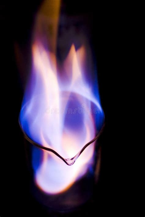 Burning Alcohol In Flask Stock Photo Image Of Fuel Etoh 3435966