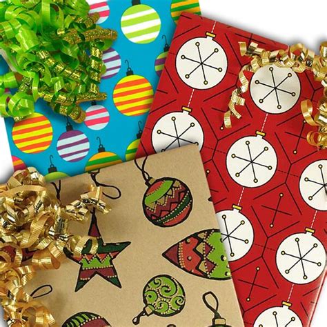 Christmas Ornament Wrapping Paper Shop