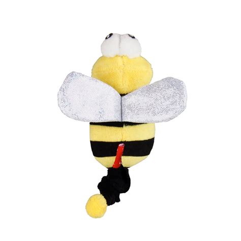 Vibrating Running Bee With Catnip Inside Yellow Naturally For Pets