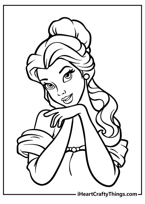 Disney Princess Belle Coloring Page Crayola Belle Coloring Pages 11520