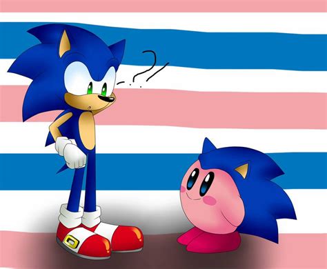 Sonic Meets Kirby By Risziarts On Deviantart In 2022 Sonic Kirby