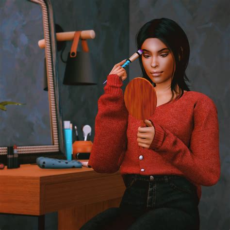 Katverse Makeup Poses 5 Poses Total The Sims 4