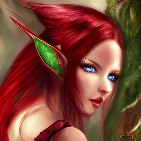 Female Blood Elf Red Hair