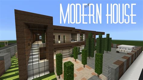 21 Charming Style Modern House Ideas For Minecraft Pe