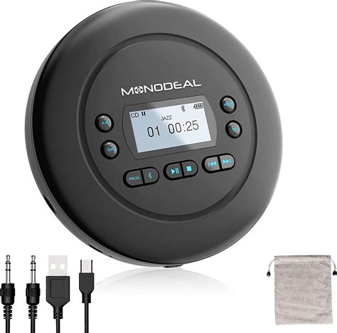 Buy Cd Player Portable Monodeal Bluetooth Cd Player Rechargeable
