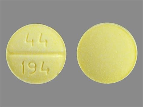 Pill Finder 44 194 Yellow Round