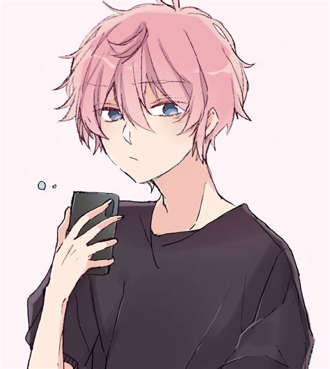 Anime Pink Hair Boy Bliarkey