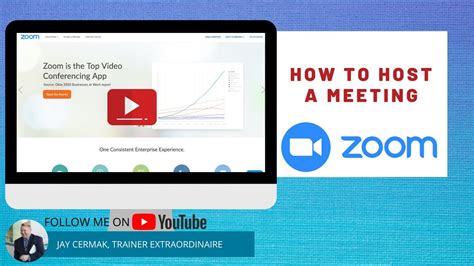Zoom Host A Meeting Youtube