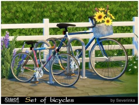 Sims By Severinka Set Of Bicycles Sims 4 Downloads Sims 4 Tsr