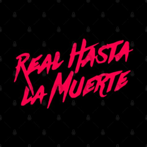 Real Hasta La Muerte Logo Red Real Hasta La Muerte Logo Mask