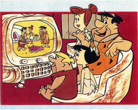 The Flintstones And Rubbles Vintage Cartoon Classic Cartoon Characters