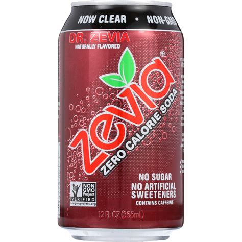 Zevia Soda Zero Calorie Dr Zevia Can 6 12 Oz Case Of 4 Ginger