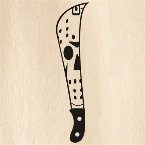 Jason Voorhees Knives Svg Horror Characters In Knife Png