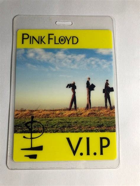 Pink Floyd Division Bell Tour Vip Backstage Passdefault Title In Pink Floyd