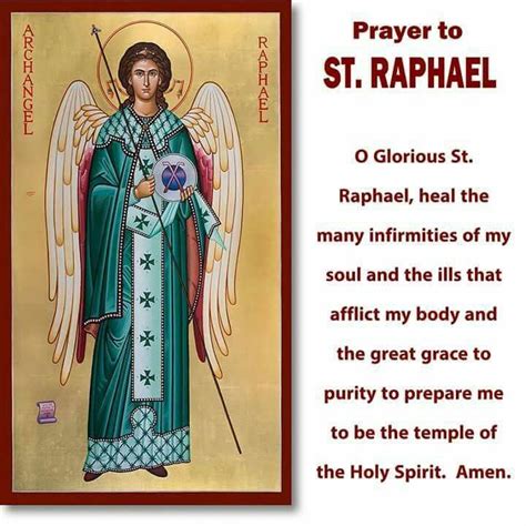 Prayer To St Raphael The Archangel House For Rent