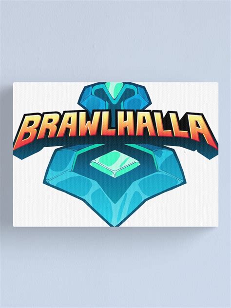 Brawlhalla Logo Canvas Print For Sale By Ogrimar Redbubble