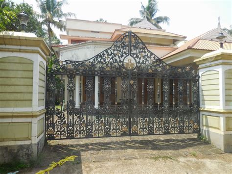 Kerala Gate Designs Houses Gates In Thrissur District Kerala