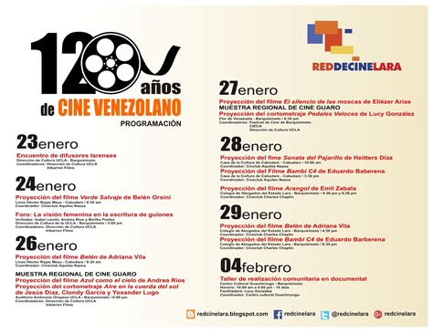 Cineclub Itinerante Nerio CastejÓn Lara Celebra Los 120 Años Del Cine