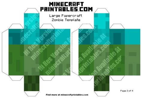 Pin On Minecraft Paper Craft