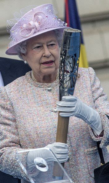 The Queen At The 2014 Commonwealth Games Baton Relay Launch Ceremony At