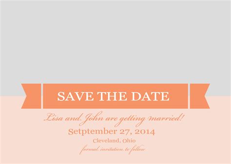 Editable Save The Date Templates