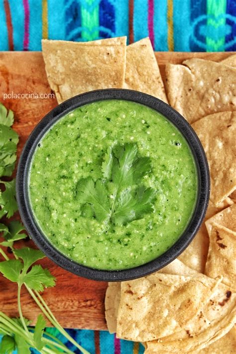 Salsa Verde Cruda Mexicana Para Tacos Receta Fácil
