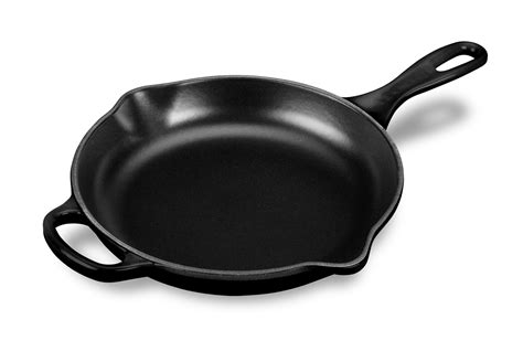 (le creuset congratulated me and suggested wiping it with distilled vinegar as a final step.) yours will probably just need a good overnight soak with soap and some scrubbing. Le Creuset Signature Cast Iron Iron Handle Skillet, 9 ...