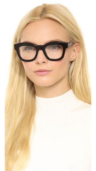 Stella Mccartney Thick Frame Glasses Shopbop Fashion Sunglasses Black Wayfarer Sunglasses