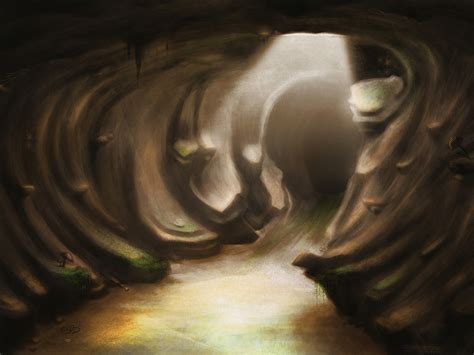 Cave Digital Painting By Shannon M On Dribbble