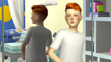Anto Atreus Hair Kids And Toddler Version Redheadsims Cc