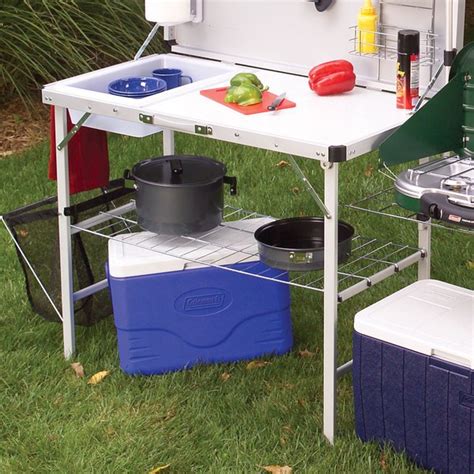 Coleman Pack Away Deluxe Camp Kitchen With Sink Review Roundforge