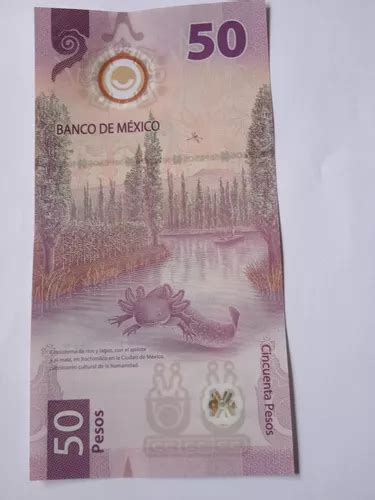 Billete De 50 Pesos Ajolote Fundación De Tenochtitlan Repres en venta