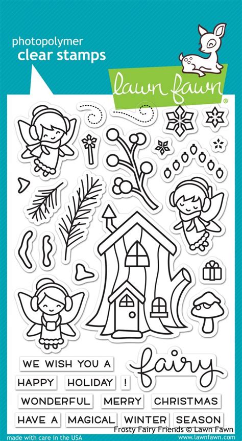 Lawn Fawn Clear Stamps Frosty Fairy Friends