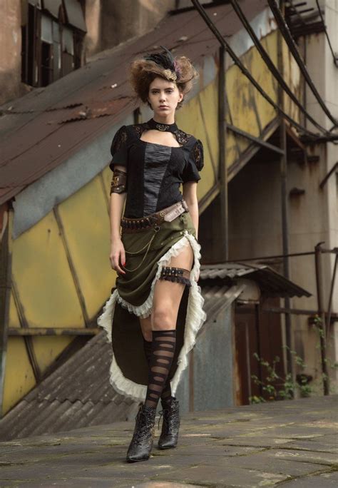 Steampunk Dress Victorian Skirt Womens Gothic Clothing Renaissance Pirate Costume Steampunk