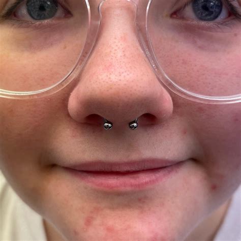 The Most Satisfying Tiny Little Septum For Brodie 🩷 Thank You For Your Trust Some Clients Are