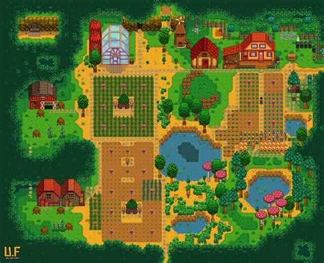 Stardew Valley Forest Farm Layout Image Result For Stardew Valley