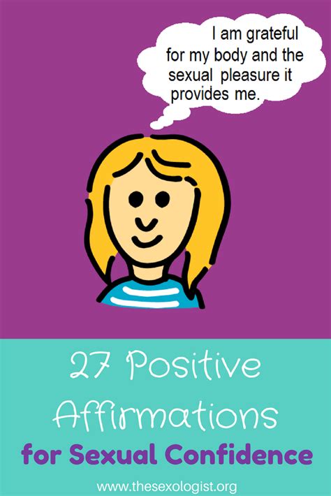 27 Positive Affirmations For Sexual Confidence Dr Jill Mcdevitt Sexologist