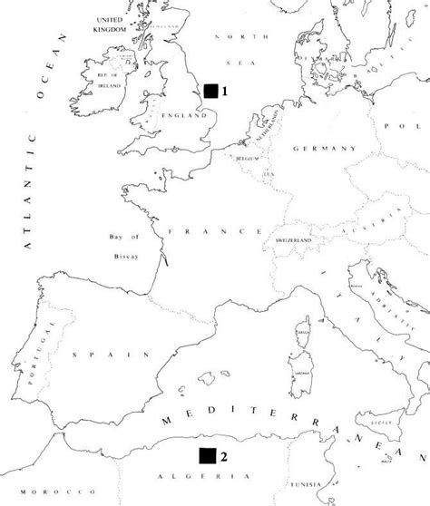 Map Of Europe Coloring Page Travelquazcom