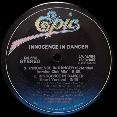 Innocence In Danger Innocence In Danger 1984 Vinyl Discogs
